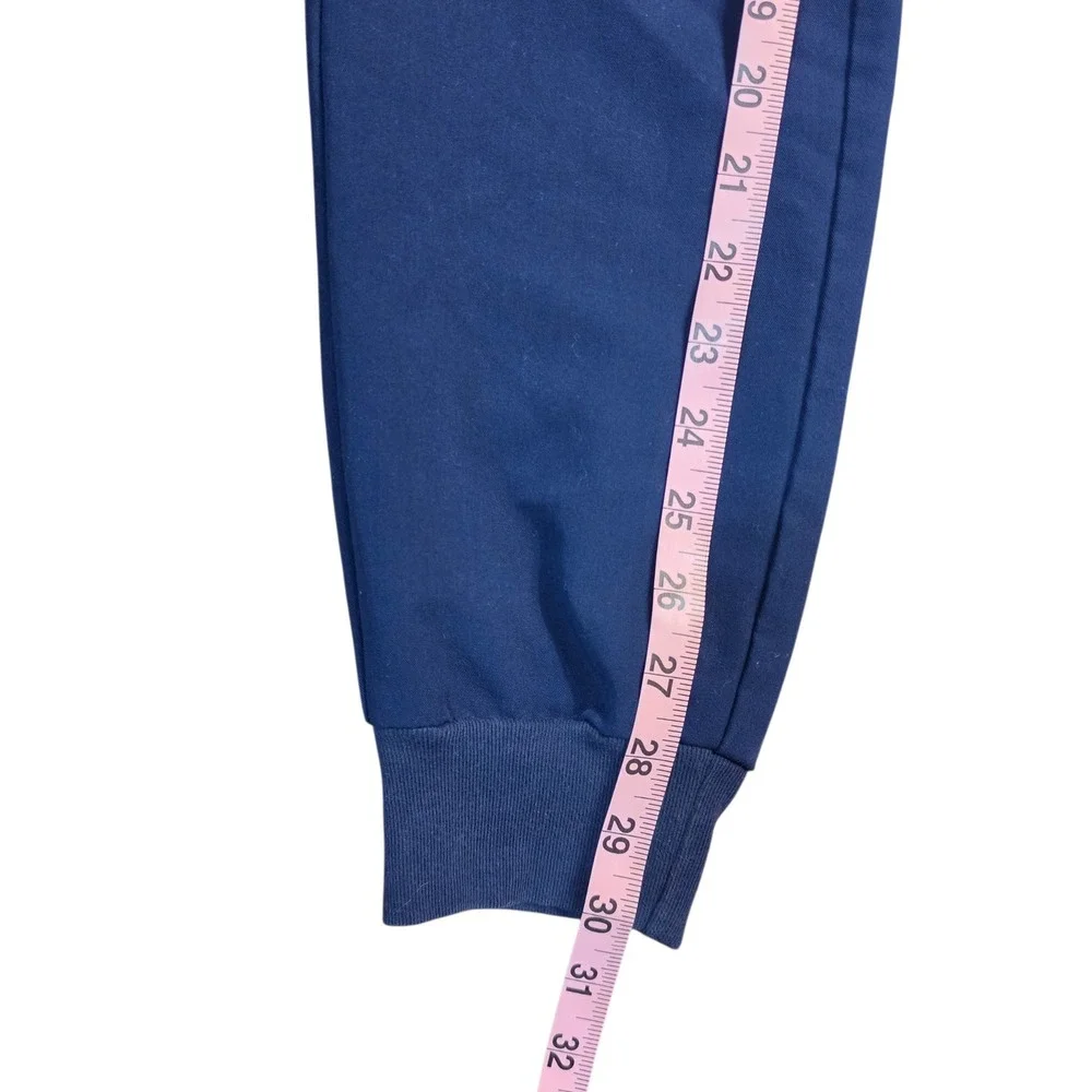 FIGS Zamora High Waisted Jogger Scrub Pant Navy Blue XS Tall Technical Coll‎